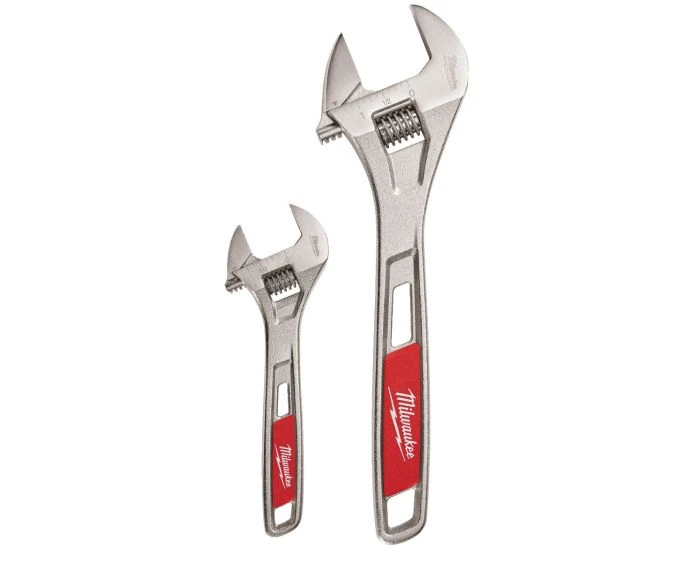 Milwaukee 4932499519 Adjustable Wrench Twin Pack