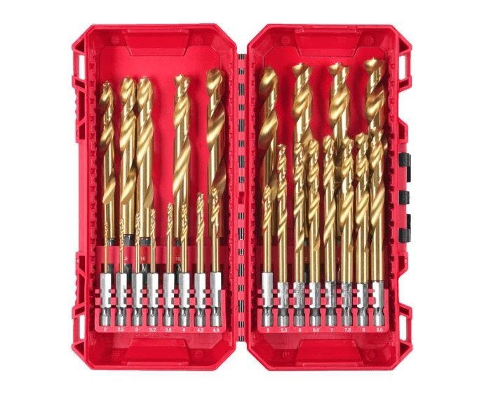 Milwaukee 4932500420 25 Pieces Shockwave HSS-G Metal Drill Bit Set
