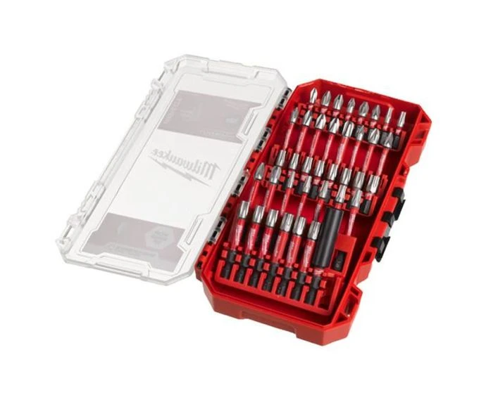 Milwaukee 4932860932 39 Pieces Shockwave Impact Duty Bit Set with IPL LED Pen Light 