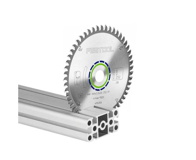  Festool 496306 52T Aluminium/Plastics Plunge Saw Blade 160mm x 20mm