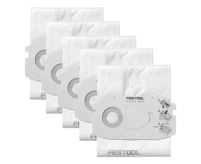 Festool SC FIS-CT MIDI/5 Vacuum Filter Bags Pack of 5 | 498411