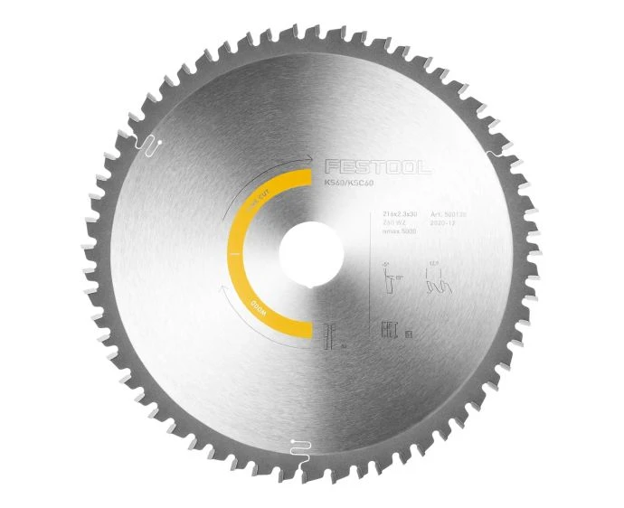 Festool 500125 Mitre Saw Blade 216mm x 30mm x 60T