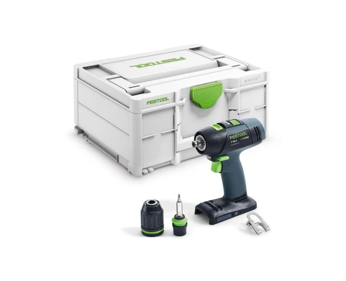 Festool T 18+3-Basic 18V Cordless Brushless Drill In Systainer | 577226