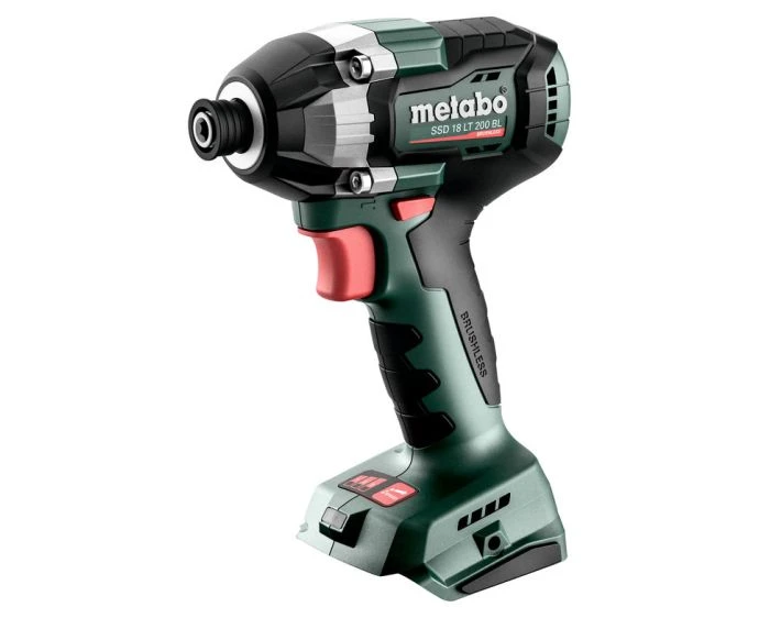 Metabo SSD 18 LT 200 BL 1/4" Cordless Brushless Impact Driver Bare Unit | 602397850