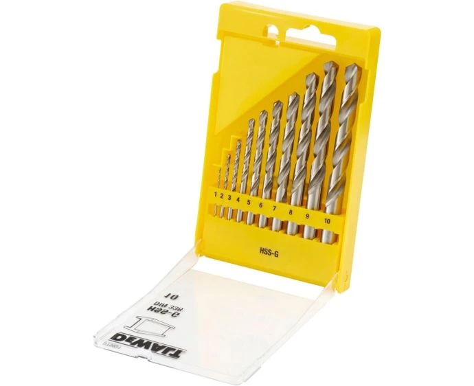 DeWalt DT5921-QZ  HSS-G Jobber Drill Bit 10 Piece