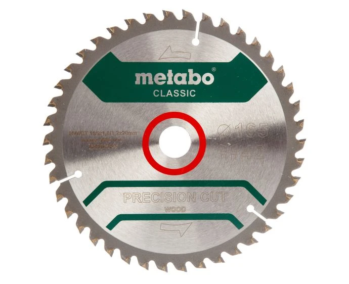 Metabo 628026000 Saw Blade 165mm X 20mm Z42
