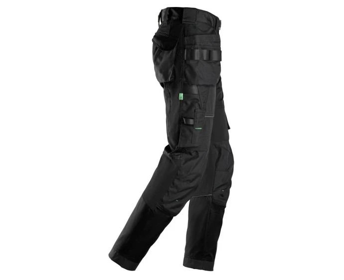 Snickers 6902 FlexiWork Trousers Holster Pockets Black Size 52 (W36" L32")