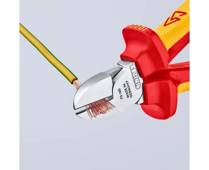 Knipex VDE Diagonal Cutter 160mm | 70 06 160 SB