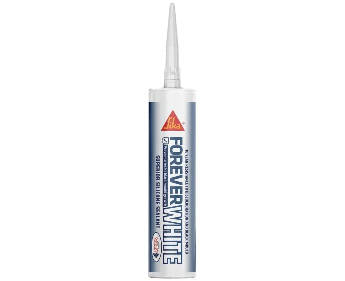 Everbuild Sika Forever White Superior Silicone Sealant 295ml | 858495