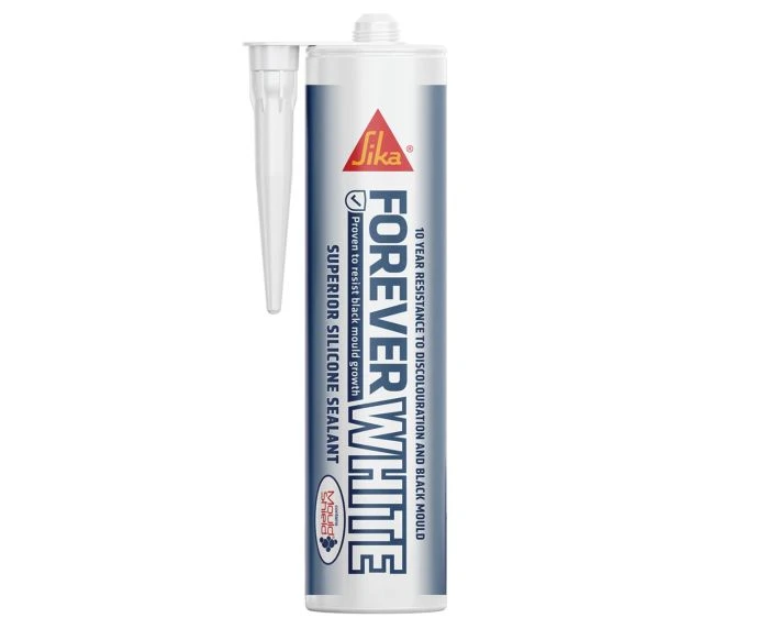 Everbuild Sika Forever White Superior Silicone Sealant 295ml | 858495