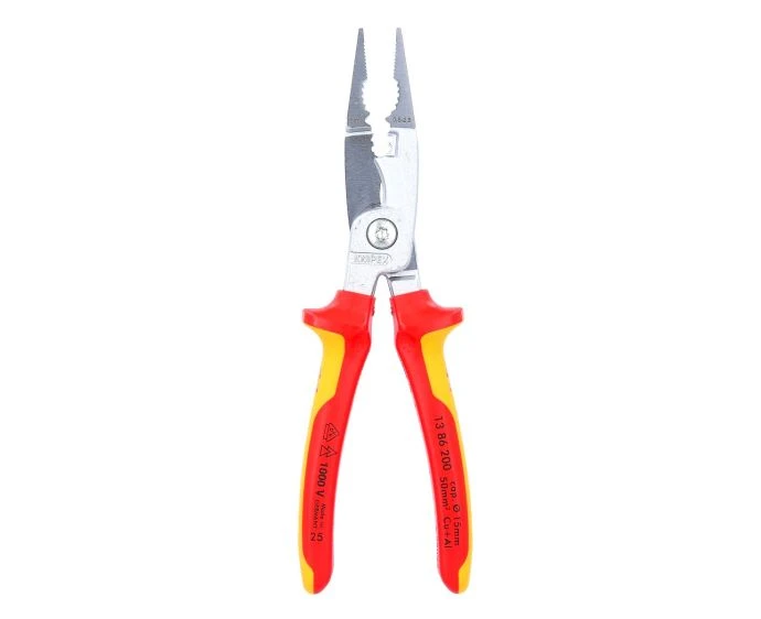 KNIPEX VDE Multifunctional Pliers for Electrical Installation | 13 86 200