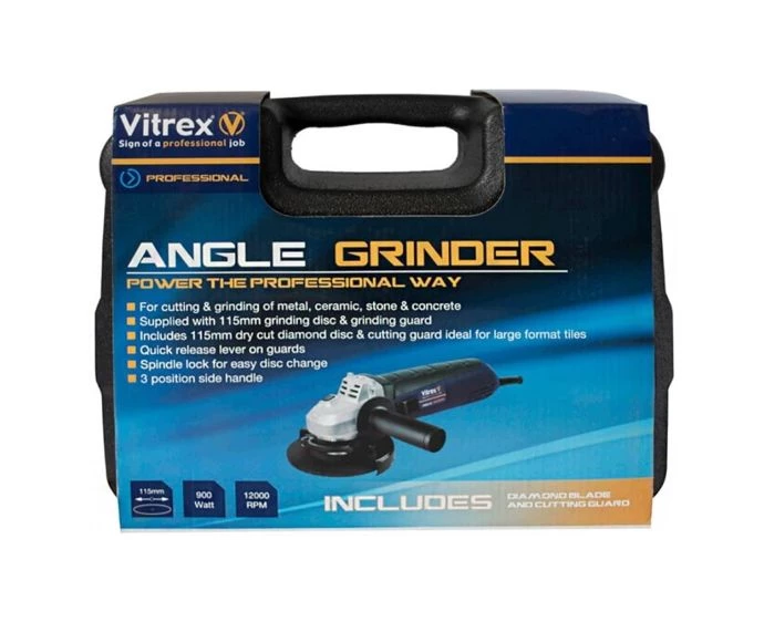 Vitrex AGR900 Angle Grinder 115mm 900W 240V | AGR900
