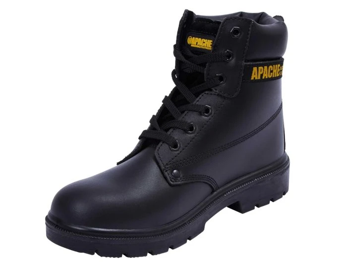 Apache AP300 Black 6 Eye Safety Boot S3 SRA - Size 11