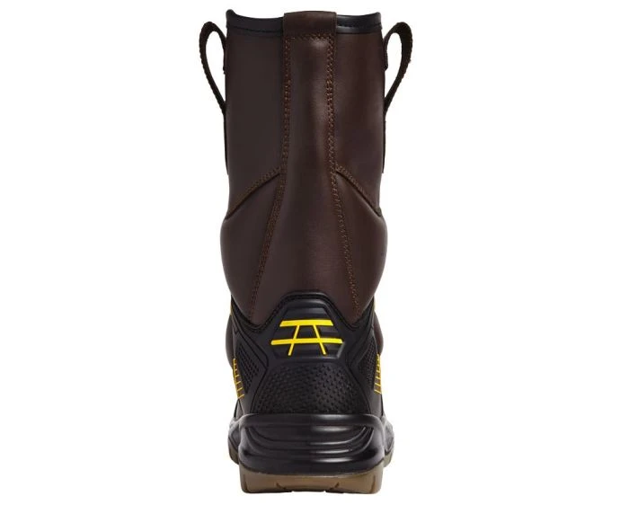 Apache AP305 Brown Leather Safety Rigger Boots - Waterproof - Size 11