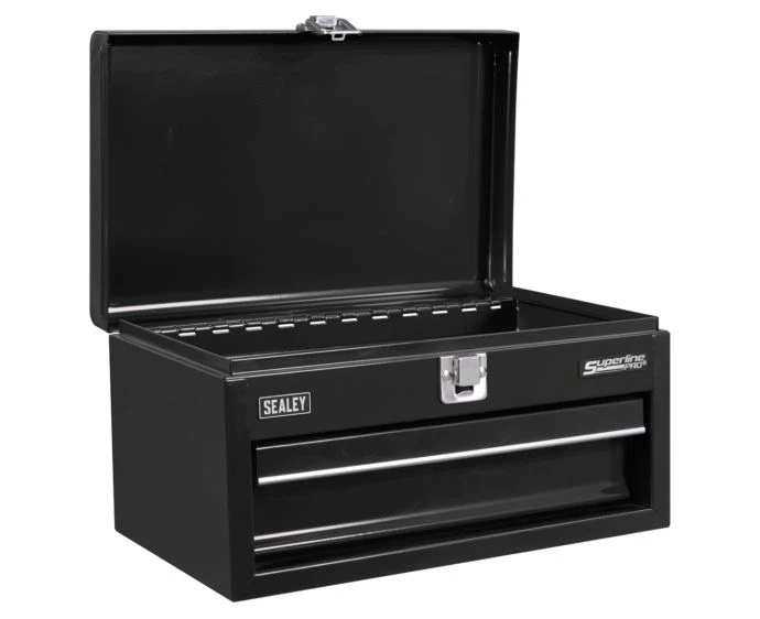 Sealey Superline Pro Superline Pro® Mini Toolbox 1 Drawer Black 260mm x 166mm x 142mm | APMTB2