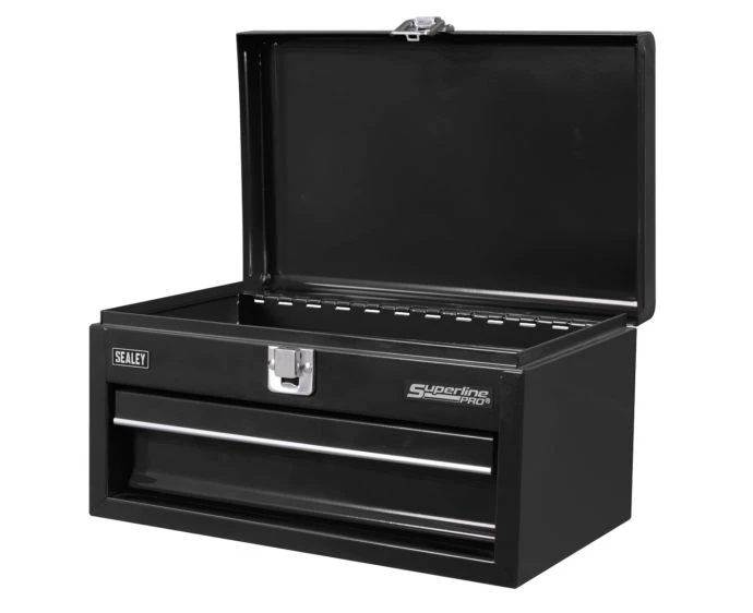 Sealey Superline Pro Superline Pro® Mini Toolbox 1 Drawer Black 260mm x 166mm x 142mm | APMTB2