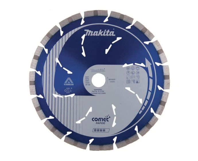Makita B-12784 230mm Diamond Disc For Concrete & Brick – Dry/Wet Cutting