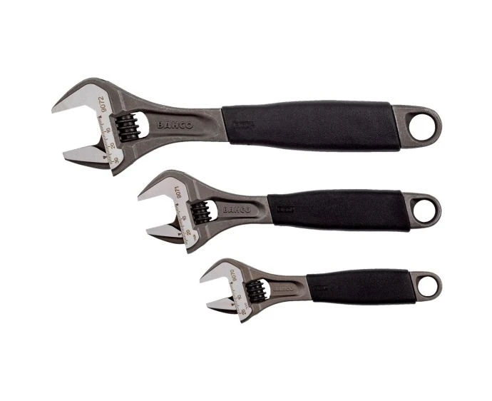 Bahco BAHADJ390 Adjustable Wrench Set 3 Piece
