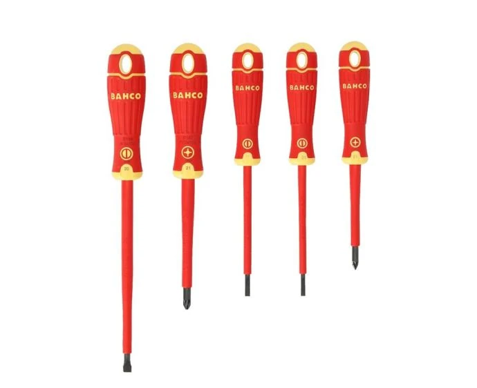 Bahco B220.015 BAHCOFIT VDE Insulated Screwdriver Set 5 Piece | BAHB220015