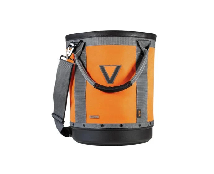 Velocity BB-2.5-O Rogue 2.5 Bucket Tool Storage Bag - Orange Pockets Heavy Duty