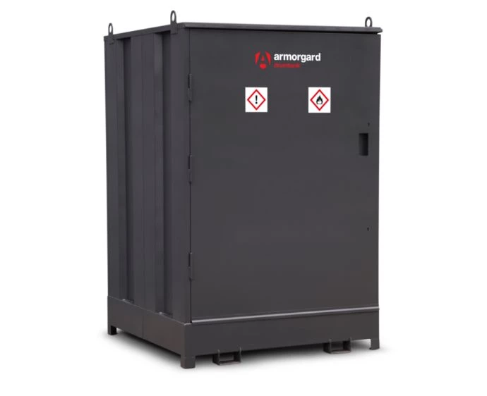 Armorgard DB4S 4 Drum Encl DrumBank Storage Unit With Shelf | DB4S