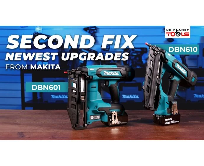 Makita DBN601RTJ 18V LXT 16Ga Finishing Cordless Brushless Nailer With 2 x 5.0Ah Batteries, Charger & Makpac Carry Case