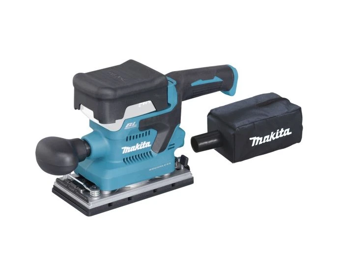 Makita DBO381ZU 18V LXT Cordless Brushless Finishing Sander 93x228mm AWS Bare Unit