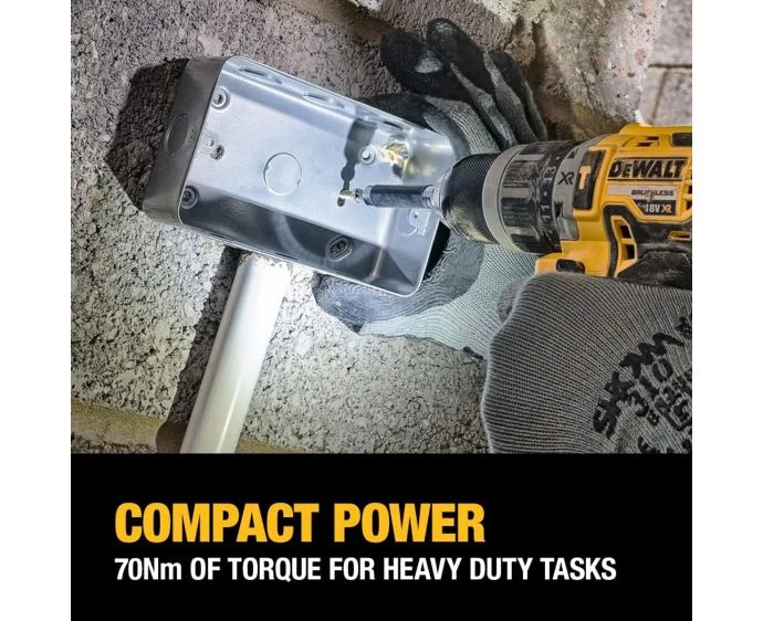Dewalt DCD796D2 18V Brushless Combi Drill With 2 x 2.0Ah Batteries, Charger & Case