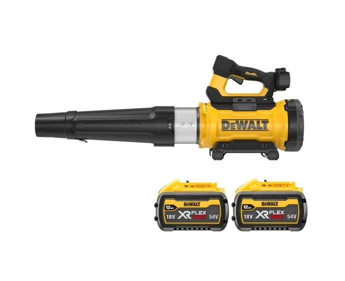 DeWalt DCMBL777 54V XR Cordless Brushless Flexvolt Axial Blower with 2 x 12Ah Batteries