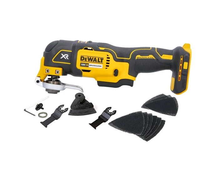 DeWalt 18V XR Cordless Brushless 5 Piece Power Tool Kit With 3 x 5Ah Batteries & Charger