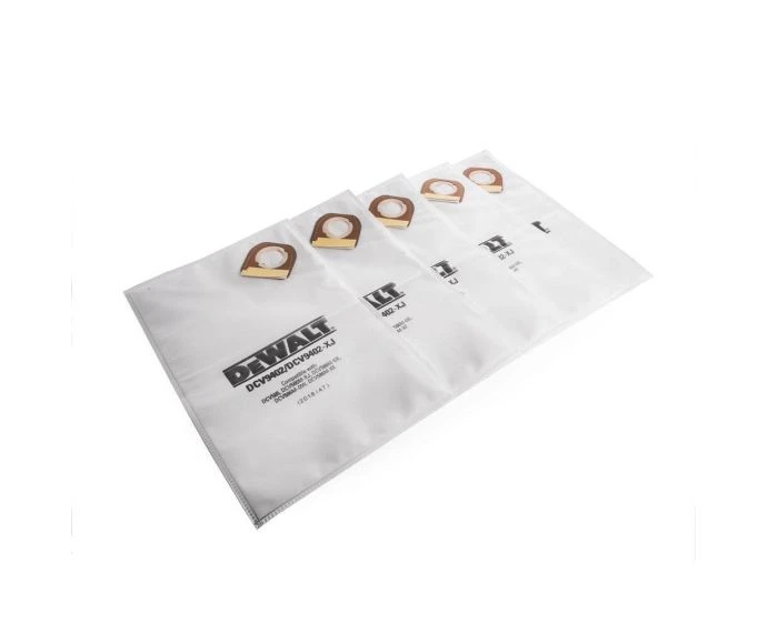 Dewalt DCV9402 Fleece Bags for DCV586M Dust Extractor Pack 5