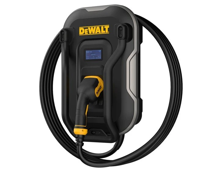 DeWalt DEV32W22C WallBox EV Charger 32A Three Phase with Cable