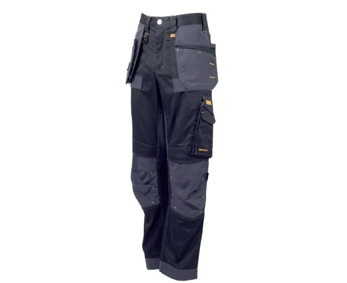DeWalt DEWHARR3633 Harrison Pro Stretch Work Trousers With Holster Pockets - Size : Waist 36"/ Leg 33"