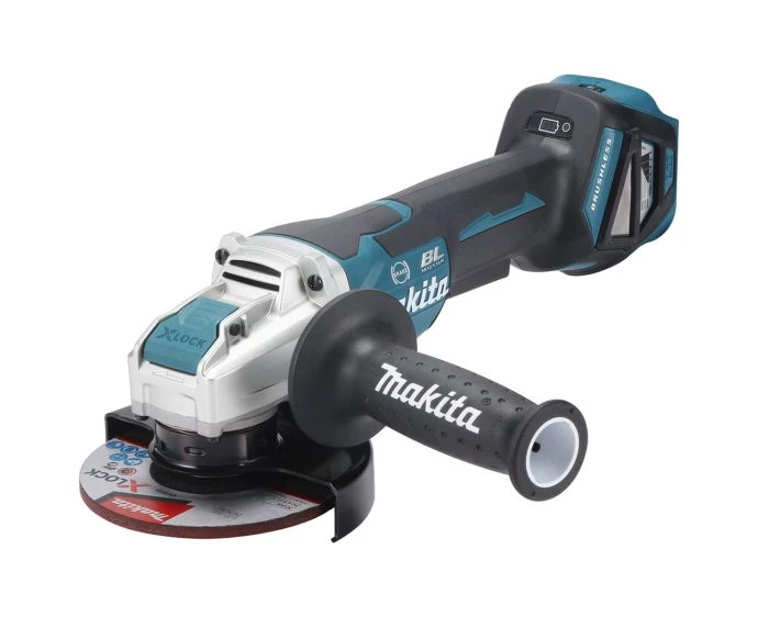 Makita DGA519Z 18V LXT Cordless 125mm X-LOCK Brushless Paddle Switch Angle Grinder Bare Unit