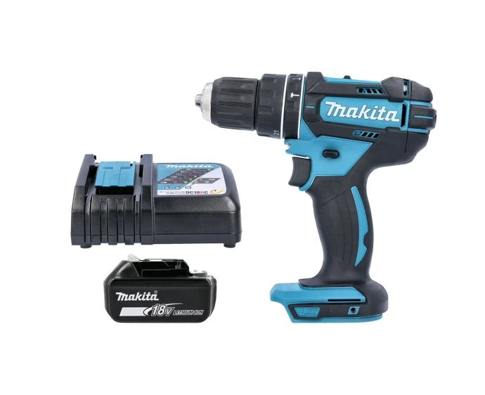 Makita DHP482 18V LXT Li-Ion Cordless 2-Speed Combi Drill With 1 x 5.0Ah Battery & Charger