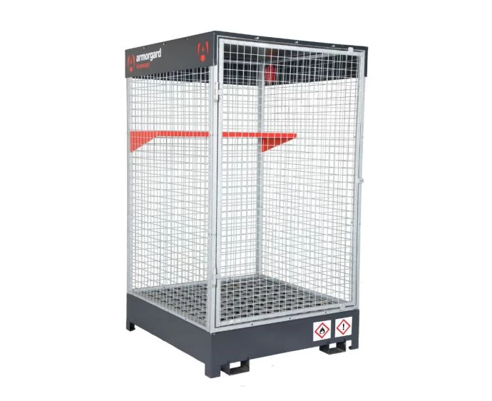 Armorgard DRC4 Drum Cage COSHH Compliant Hazardous 1280mm x 1220mm x 2100mm Substances Storage | DRC4