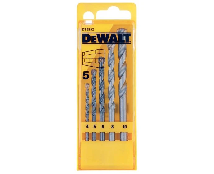 Dewalt DT6952-QZ 5 Piece Rolled Masonry Drill Bit Set
