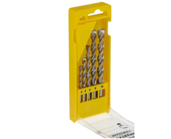DeWalt DT6956 Extreme Masonry Drill Bit Set 5 Piece 4mm - 10mm