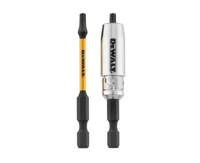 DeWalt DT70537T-QZ 2 Piece T20 50mm Impact Torsion Screwdriver Bits With Magnetic Screwlock Sleeve