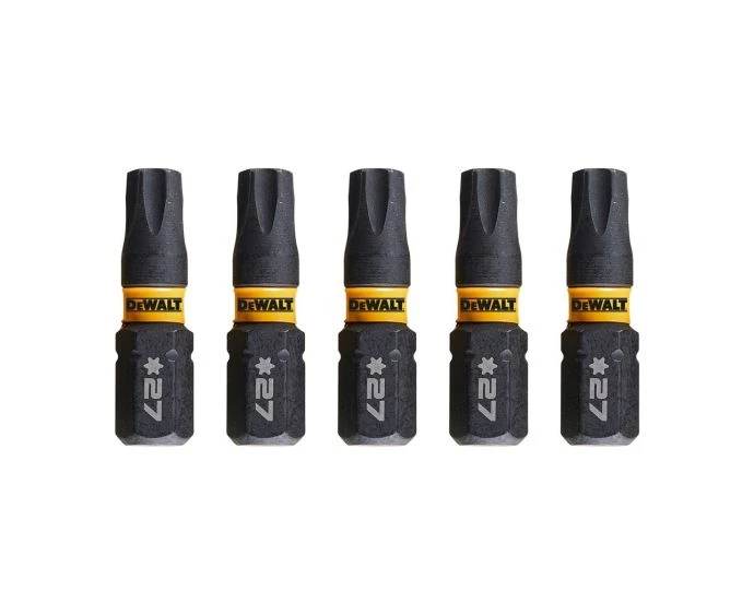 DeWalt DT7383T-QZ T27 x 25mm Screwdriver Bit Set - 5 Pieces