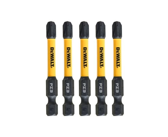DeWalt DT7392T-QZ PZ3 50mm Impact Torsion Screwdriver Bits – 5 pieces