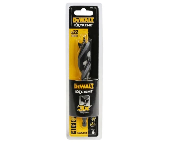 DeWalt DT90242-QZ 22mm x 152mm EXTREME Tri Flute Drill Bit