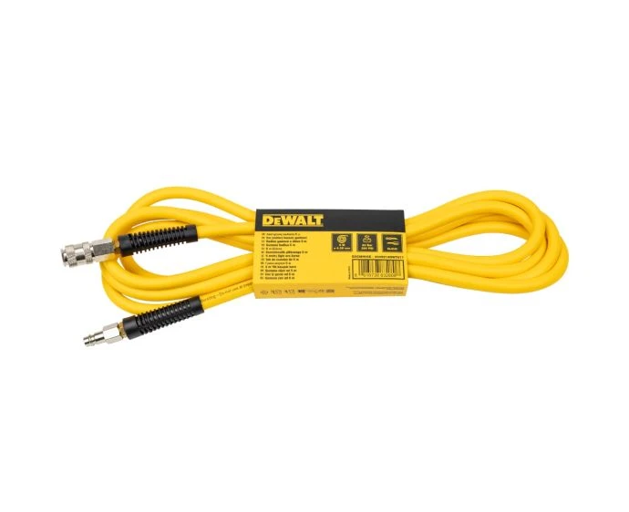 DeWalt DXCMH05E 5M PVC Air Hose With 1/4" Quick Release Couplers