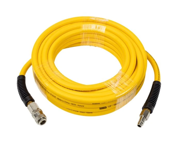 DeWalt DXCMH10E 10M Pvc Air Hose With 1/4" Quick Release Couplers