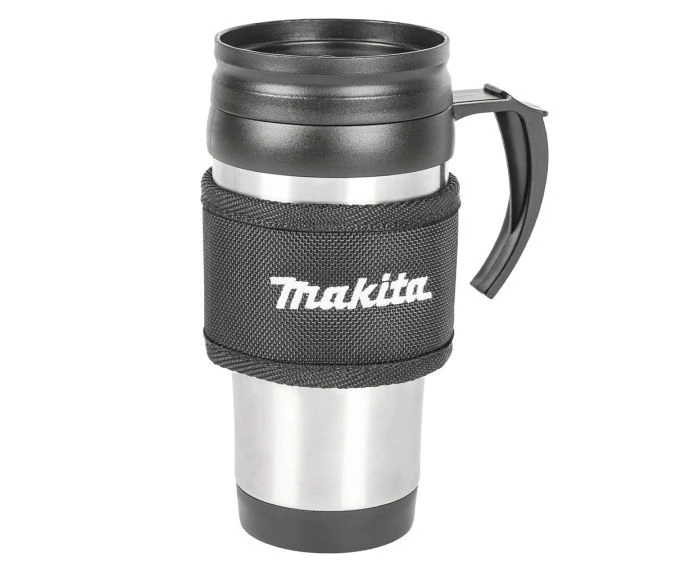 Makita E-15578 Stainless Steel Thermal Mug & Holder with Tool Loop