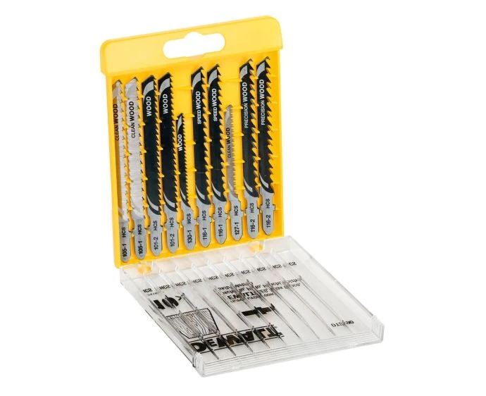 DeWalt DT2290-QZ 10 Piece Jigsaw Wood Blade Set