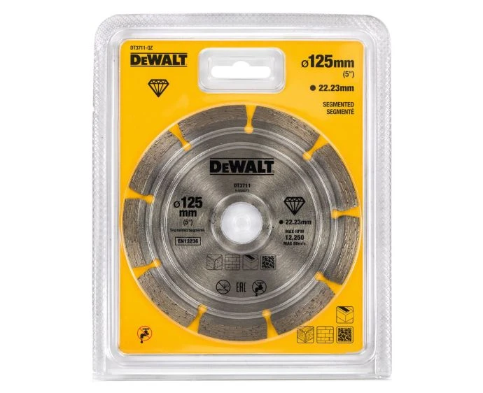 DeWalt DT3711-QZ Universal High Performance 125mm x 22.23mm Diamond Cutting Wheel
