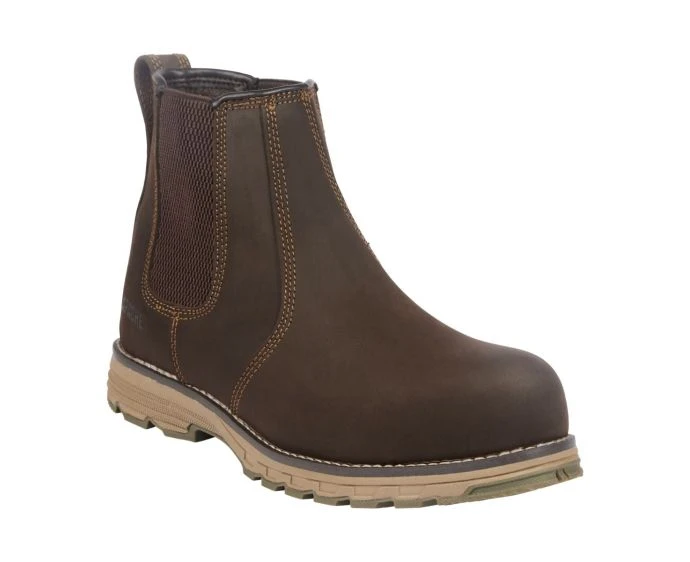 Apache Flyweight Brown Water Resistant Dealer Safety Boots, Size- 11