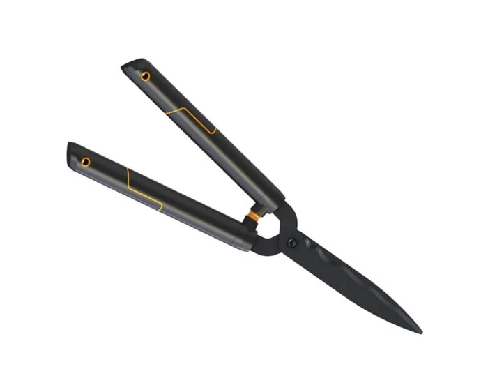 Fiskars FSK114730 HS22 Single Step Wavy Blade Hedge Shears