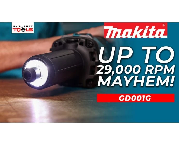 Makita GD001GZ01 40V Max XGT Cordless Brushless Straight Grinder With Makpac Case